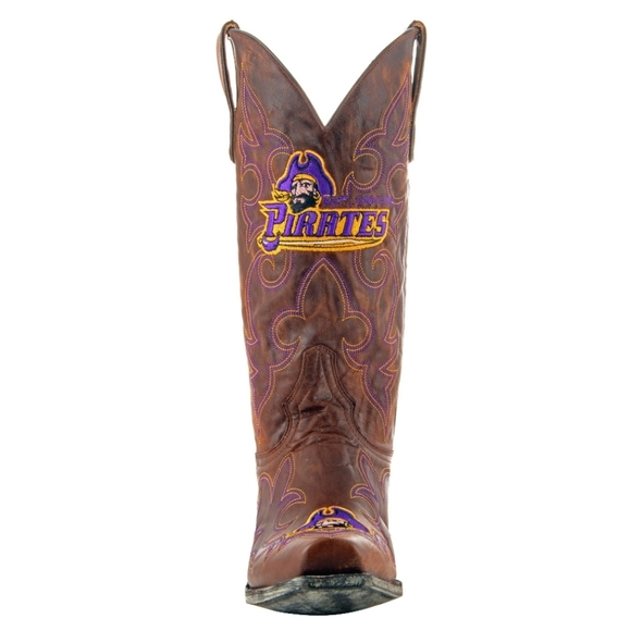 NWT Men's East Carolina University Pirates Gameday Cowboy Boots - Picture 5 of 8